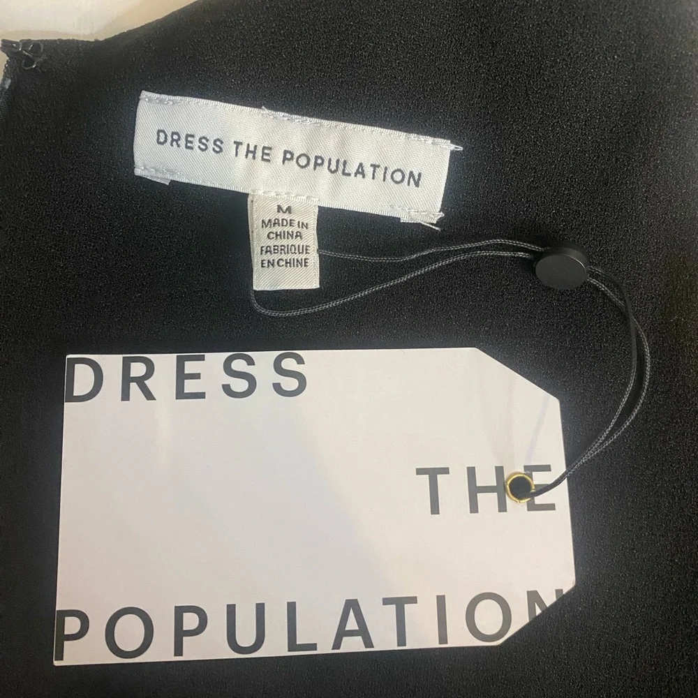 Dress the population black dress. - Picture 3 of 4